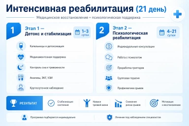 Реабилитация за 21 день в Пересвете